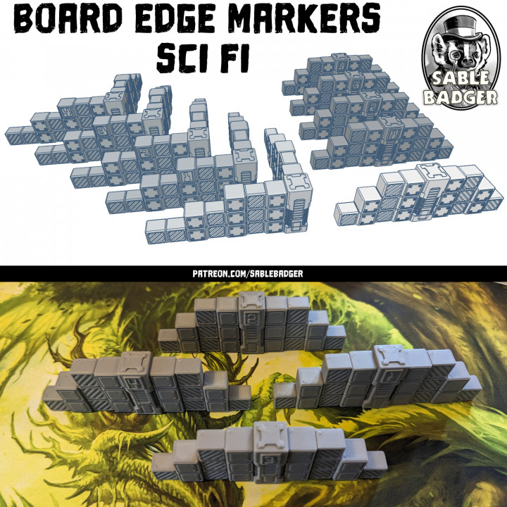 Board Edge Markers - Sci Fi image