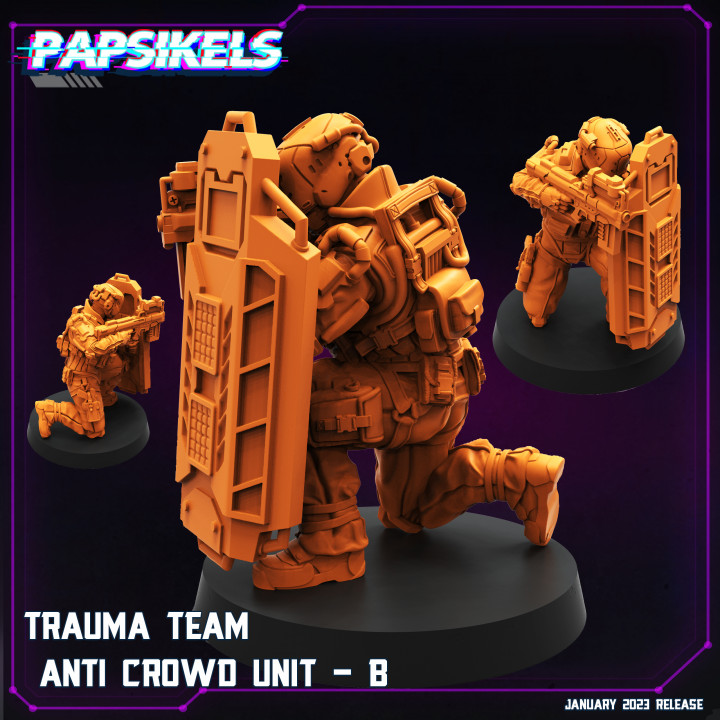 3D Printable JANUARY 2024 TRIBES - CYBERPUNK RELEASE by