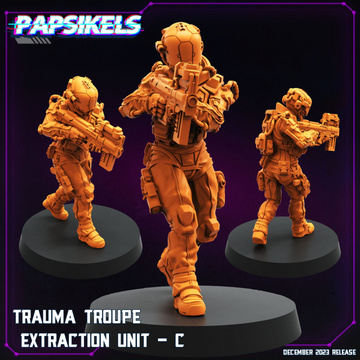 3D Printable JANUARY 2024 TRIBES - CYBERPUNK RELEASE by