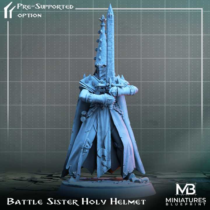 Battle Sister Holy Helmet image
