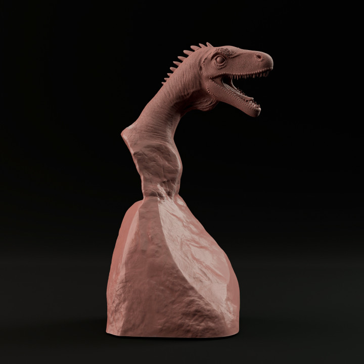 Herrerasaurus bust - pre supported image