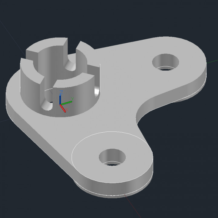 3D Printable Car Lock hinge by Luyten Ruben