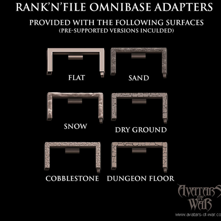 RankNFile Omnibase Adapters - 20mm to 25mm image