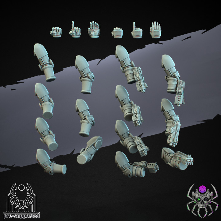 Demon Hunters Battle Squad Weapons Set (Bits) image