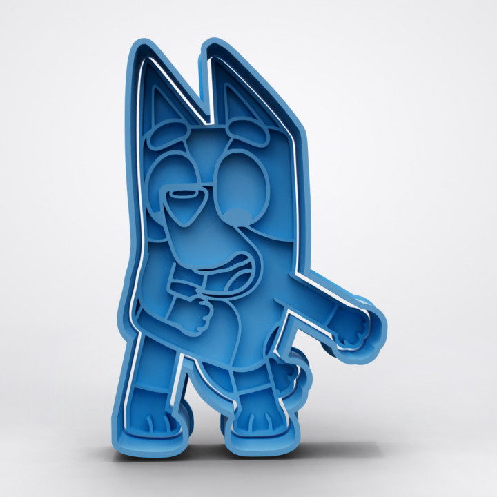 Bluey dancing cookie cutter from Bluey TV Show