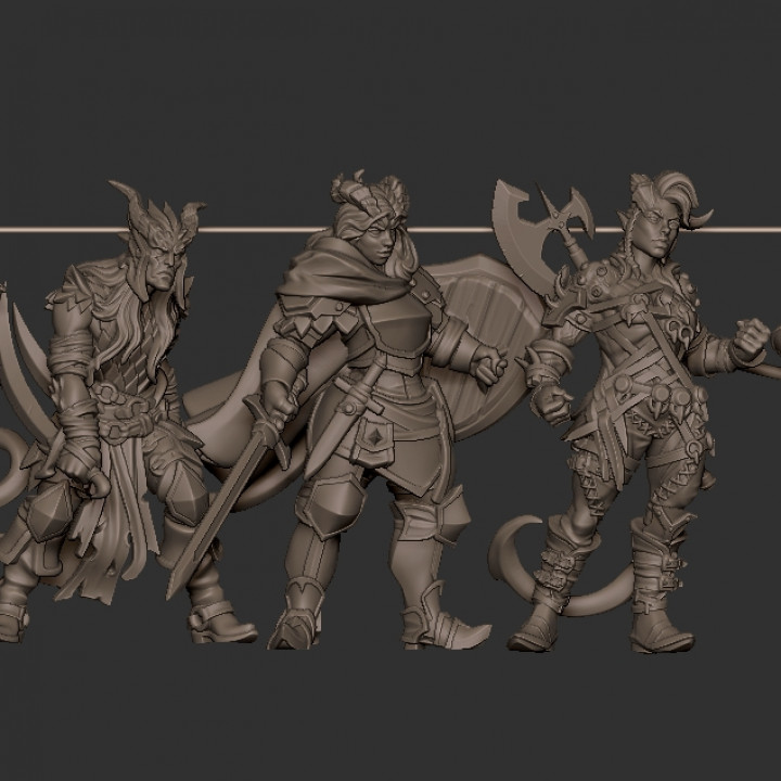 Tiefling Child (2 Models) image