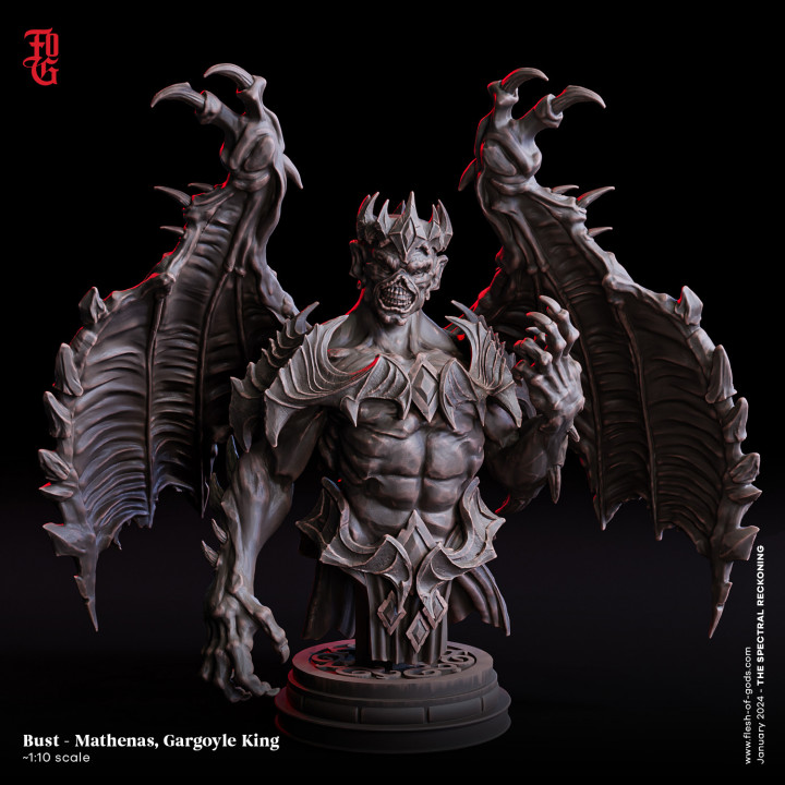 Mathenas, Gargoyle King - Bust
