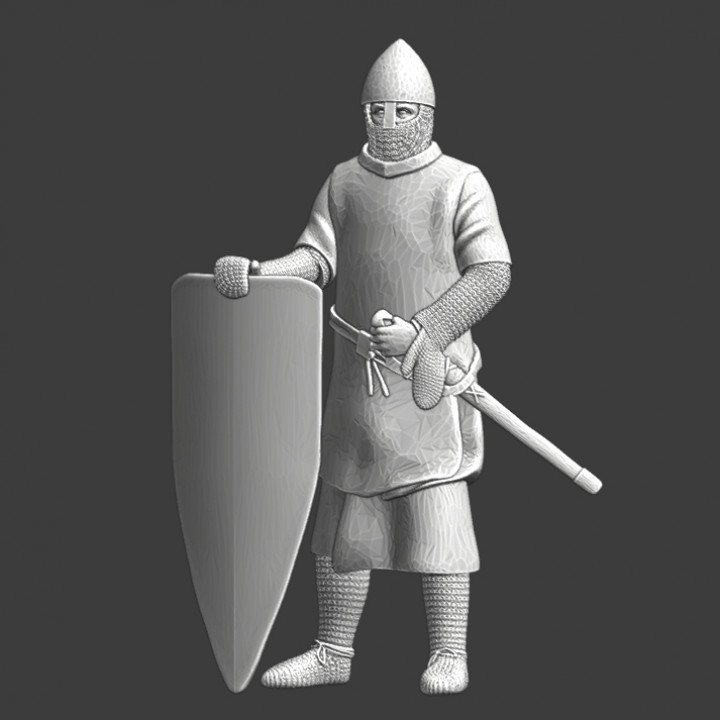 Medieval Hospitaller Knight - resting image