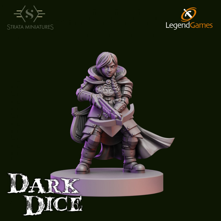 Dark Dice Miniatures - Rowena Granitepike - Strata Miniatures image