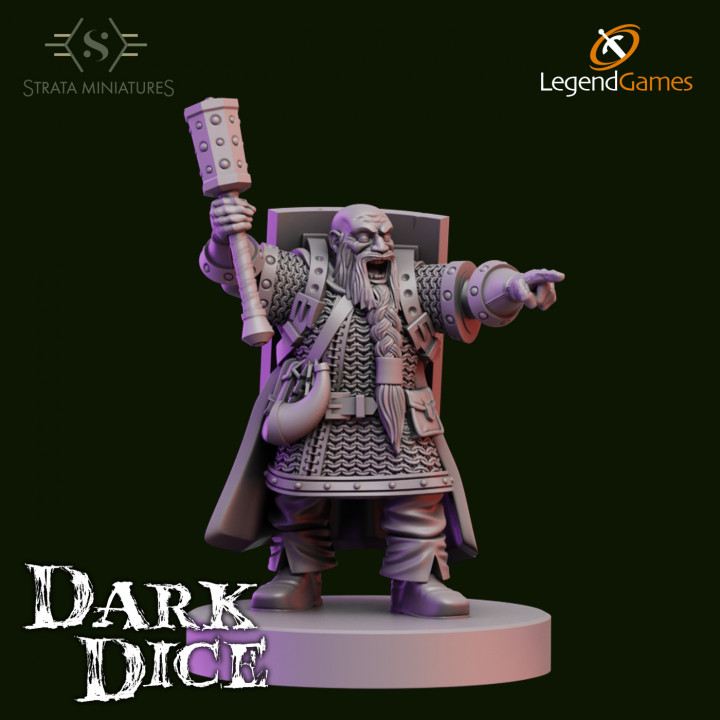 Dark Dice Miniatures - Father Sindri Westpike - Strata Miniatures image