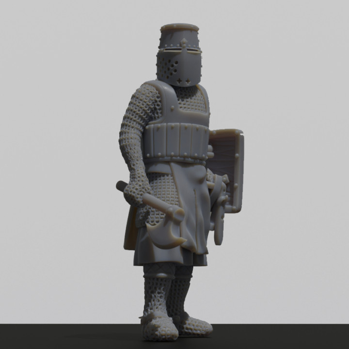 Late 13th Century Knight for 28mm Wargaming *Free Miniature* image