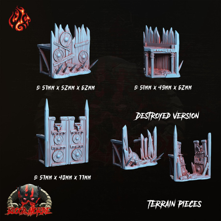 Viking Settlement Scenery Pieces image