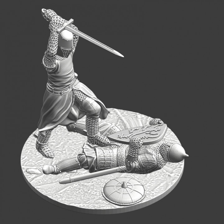 JANUARY TRIBE SET Part #2 - Knight finishing of Rus warrior image