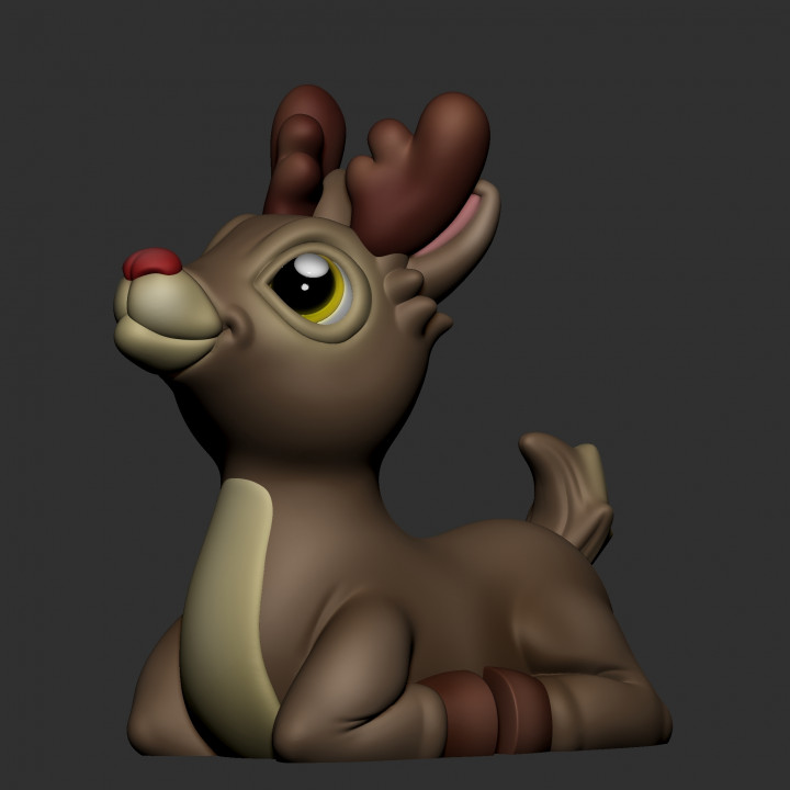 Cute Reindeer (NO SUPPORTS)