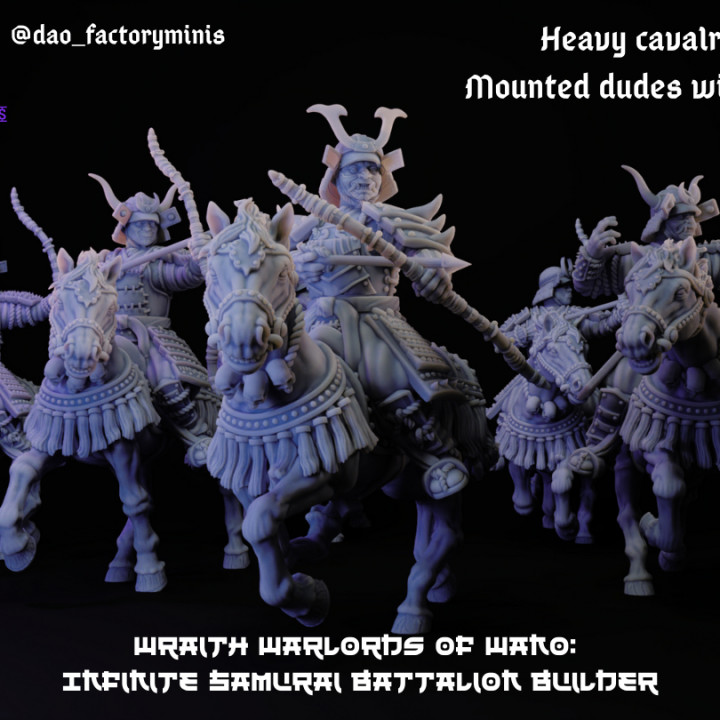 Mounted_Heavy_Samurais+Expansion set's Cover