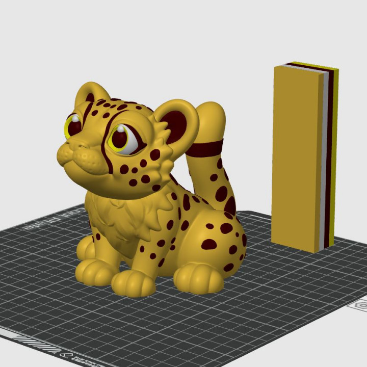 CUTE CHEETAH (NO SUPPORTS)
