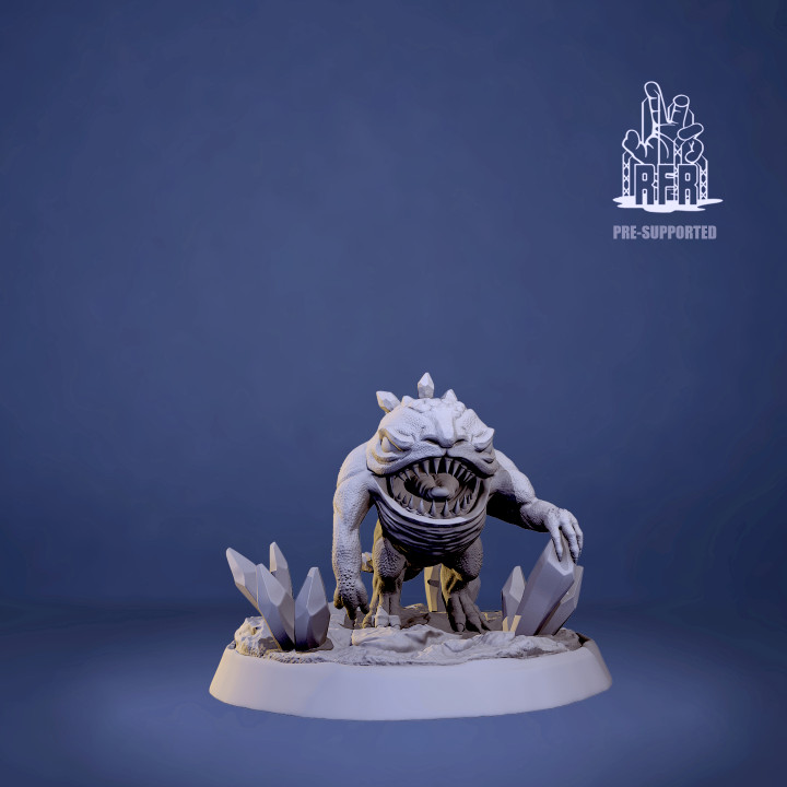 Crystal Devourer - Tabletop miniature (Pre-Supported) image