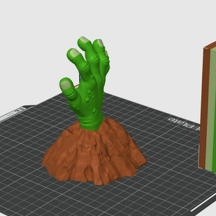 Grave Hand And Halloween Eye (NO SUPPORTS)