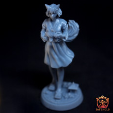 Picture of print of Inari the Kitsune Girl - lightly dressed 75 mm