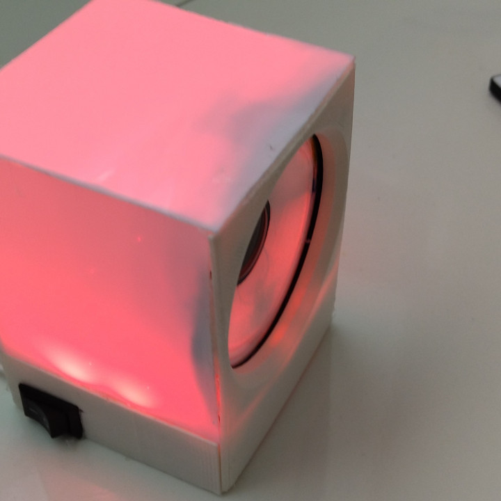 RBG LED lamp and speaker