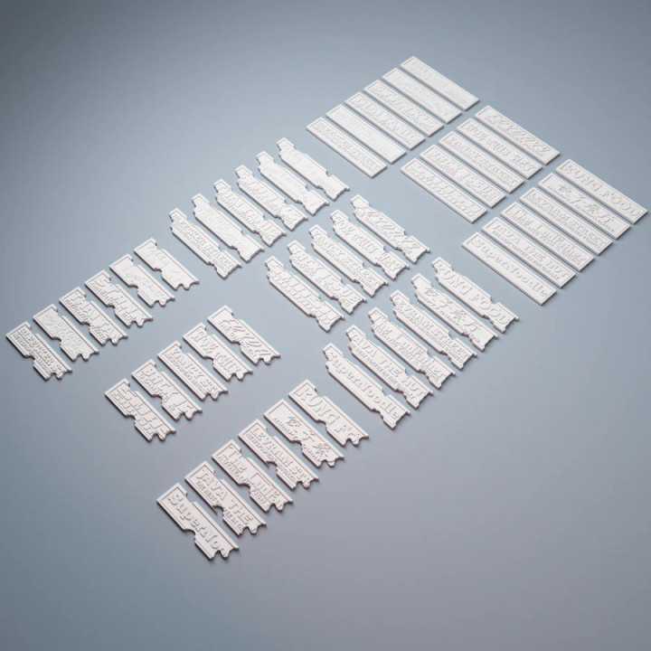 Urban Ruined Street Vendors Bundle 28mm