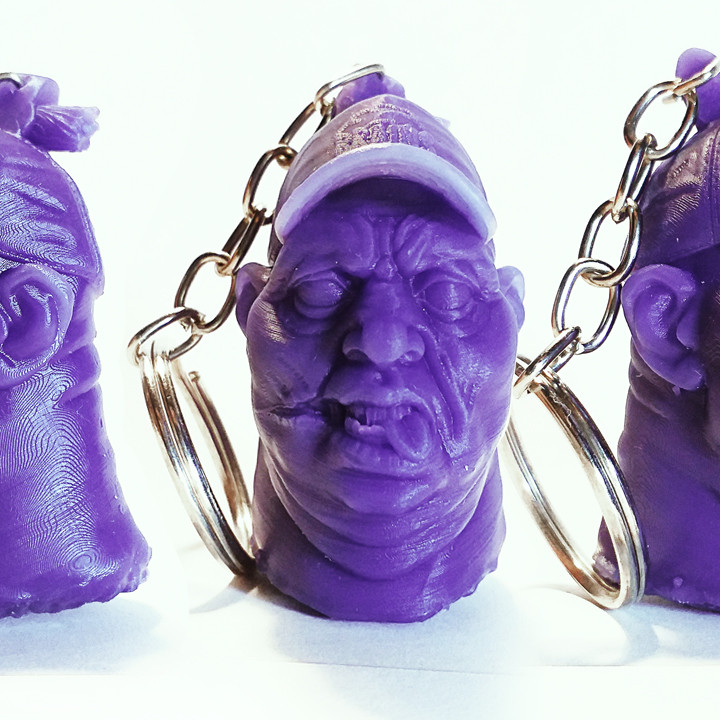 Brainz Zombie Head Keychain and Magnets STL 🧟‍♂️🔑 image