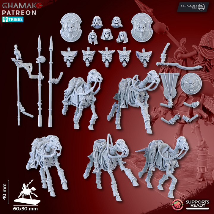 Sand Skeleton Horsemen image