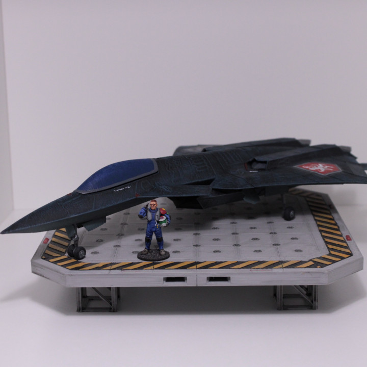 28mm JAS 41 Vampyren Stealth Fighter image