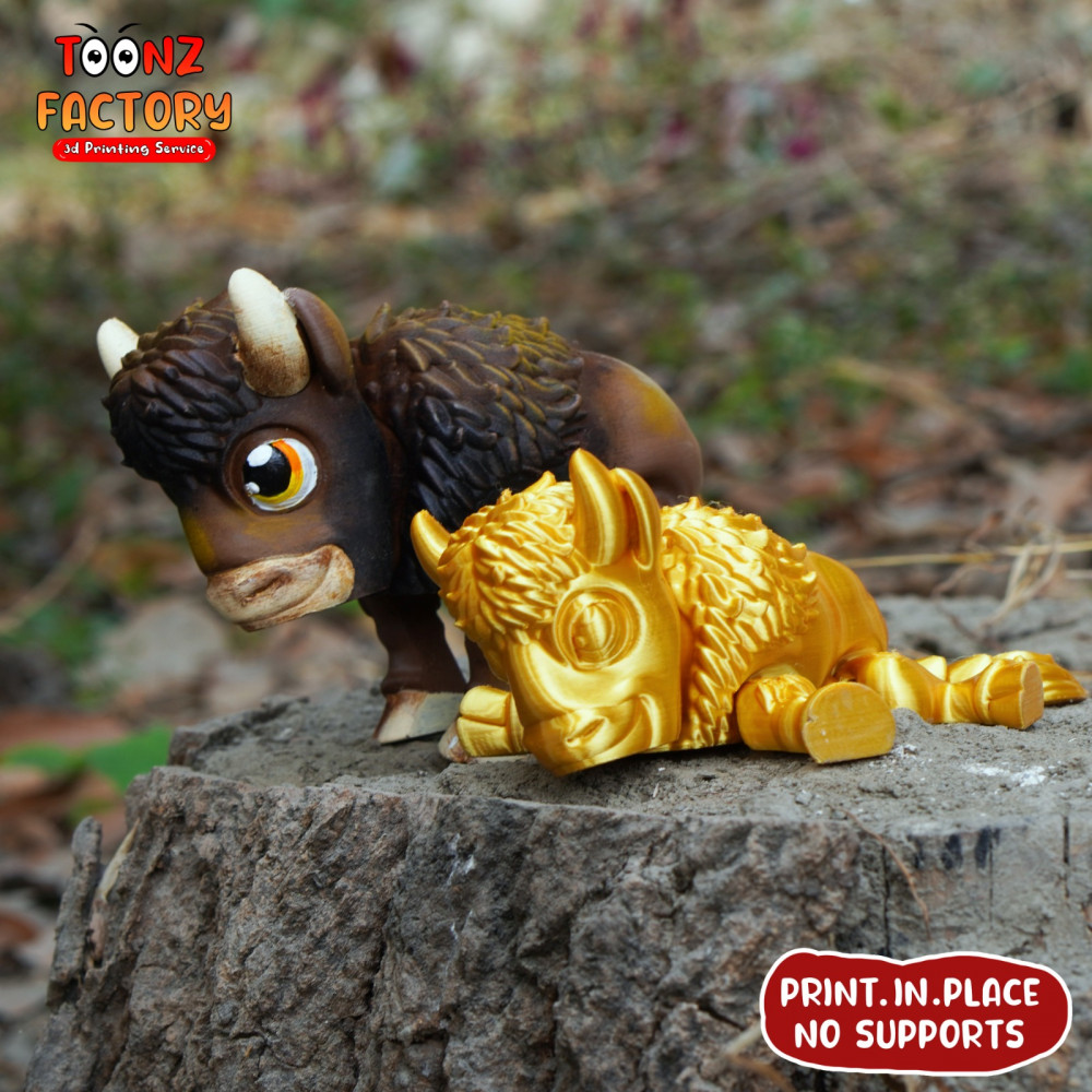 【ラスト１セット】各メーカー×1091×BISONトリプルコラボ 3D Printable Flexi Bison by Toonz Factory