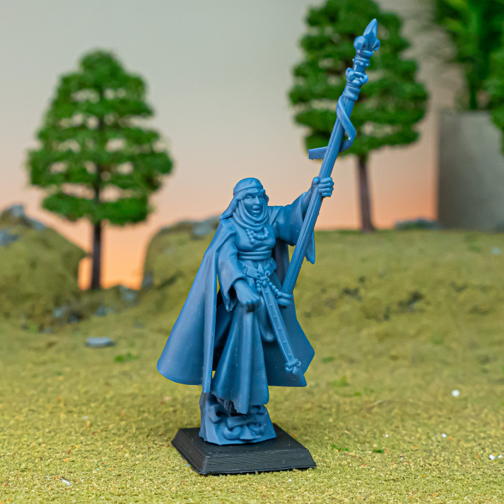 Damsel of Gallia on Foot - Highlands Miniatures image