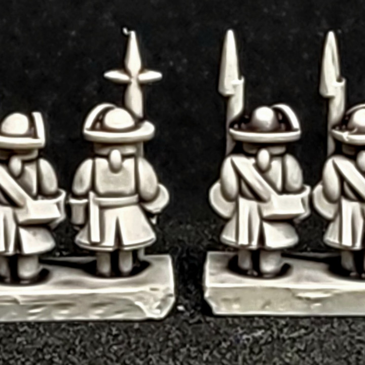 6mm late 17th Century Infantry  "shoulder arms" image