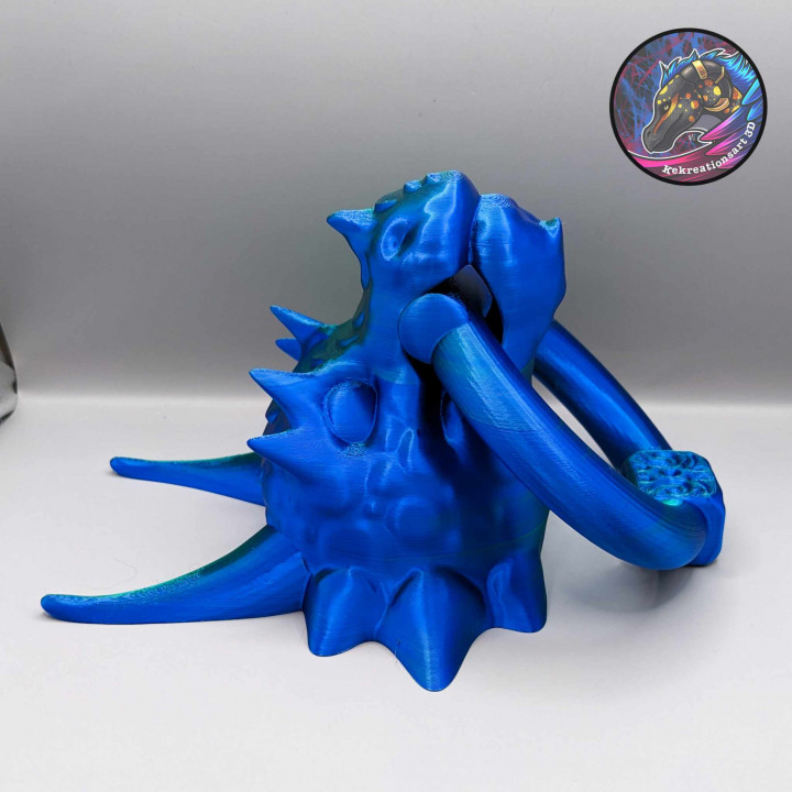 Battente Porta A Forma Di Drago Nemesis Now - Nero, Resina, 23.5 Cm, Stile Gotico - Foto 2