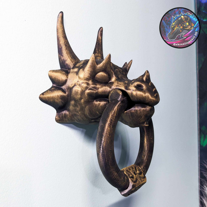 3D Printed Dragon 2024 Door Knocker