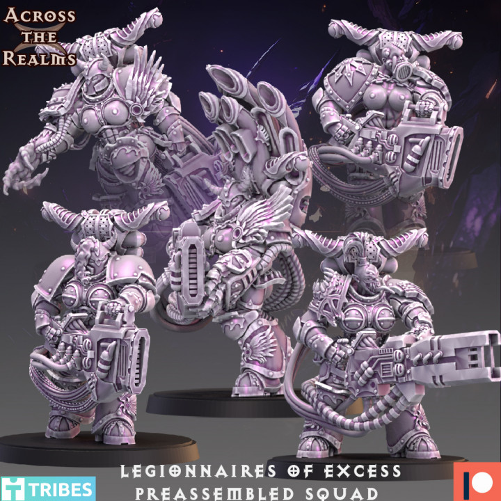 Legionnaires of Excess - Preassembled Squad image