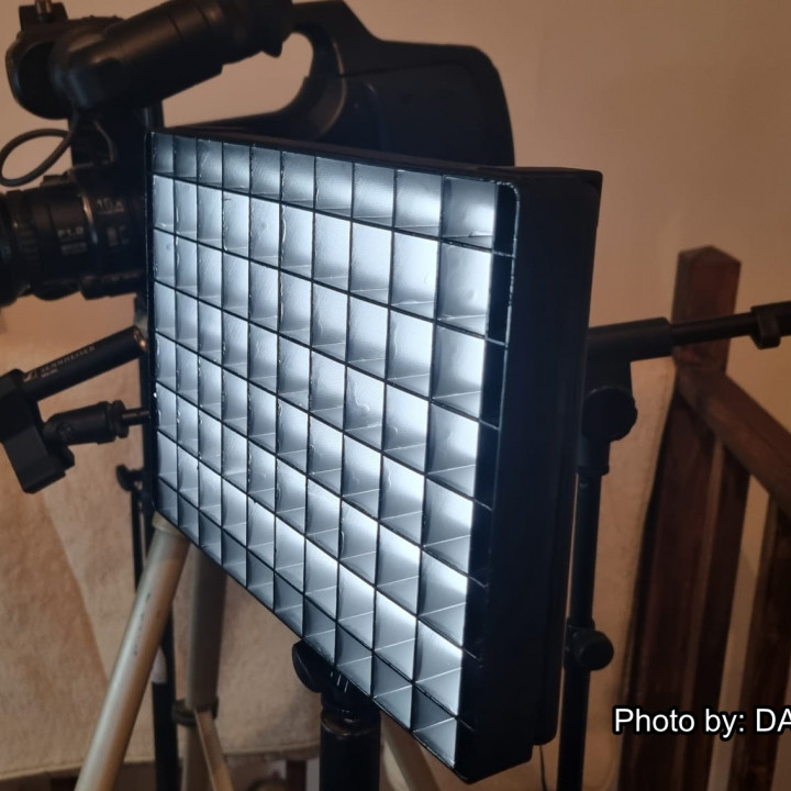 Video-Light Honeycomb Grid + rail for color filter or softbox image