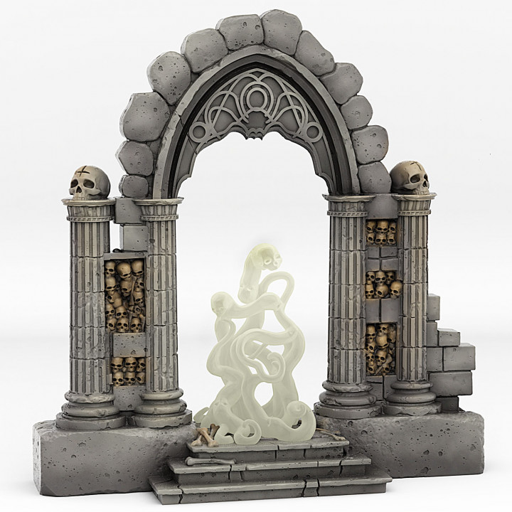CATACOMB PORTAL WITH ITS GHOST SKULLS EFFECT image