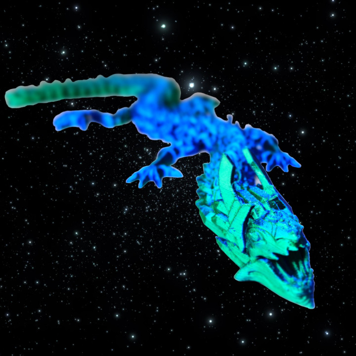 Cosmic Dragon - Print-in-Place image