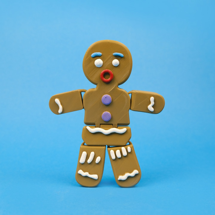 GingerBread Man | Shrek | Print-in-Place | Flexi