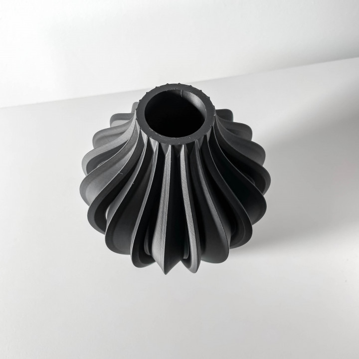 The Darin Vase, Modern and Unique Home Decor for Dried and Preserved Flower Arrangement | STL File