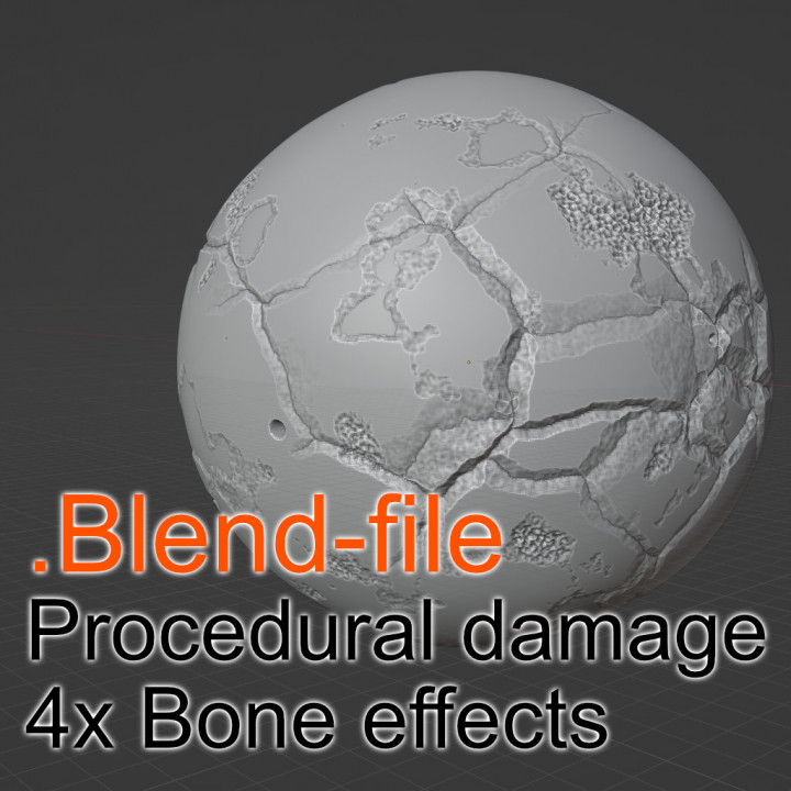 Giant skeleton Blend file template