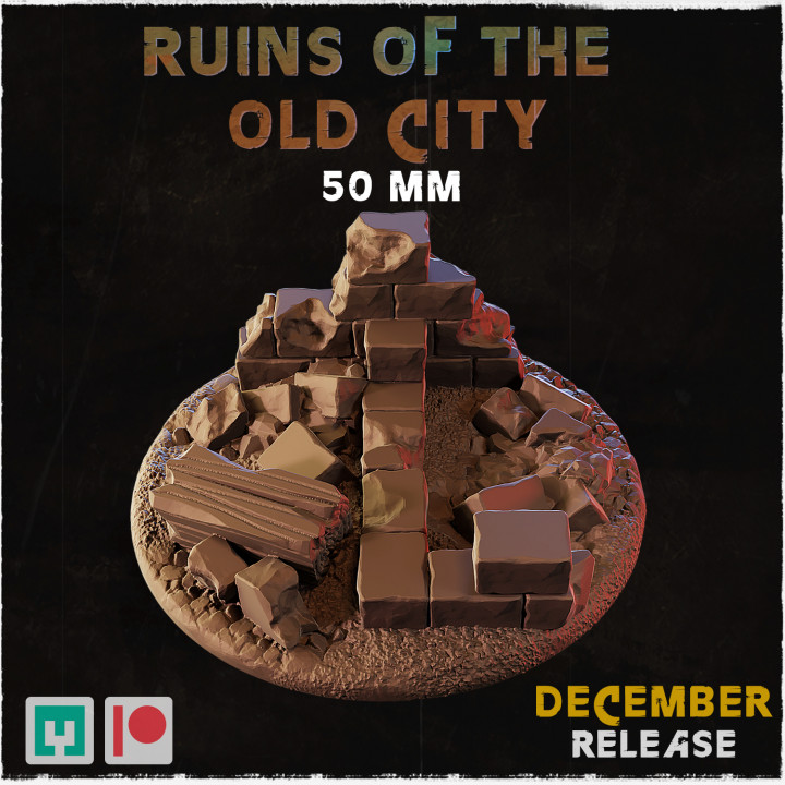 Ruins of the old city - Bases & Toppers (Small Set)) image