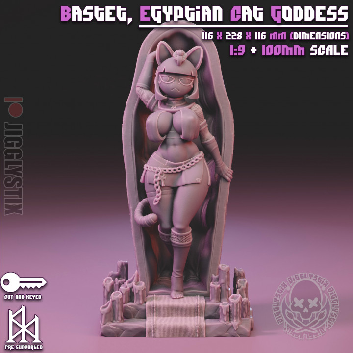 Bastet the Egyptian Cat Goddess image