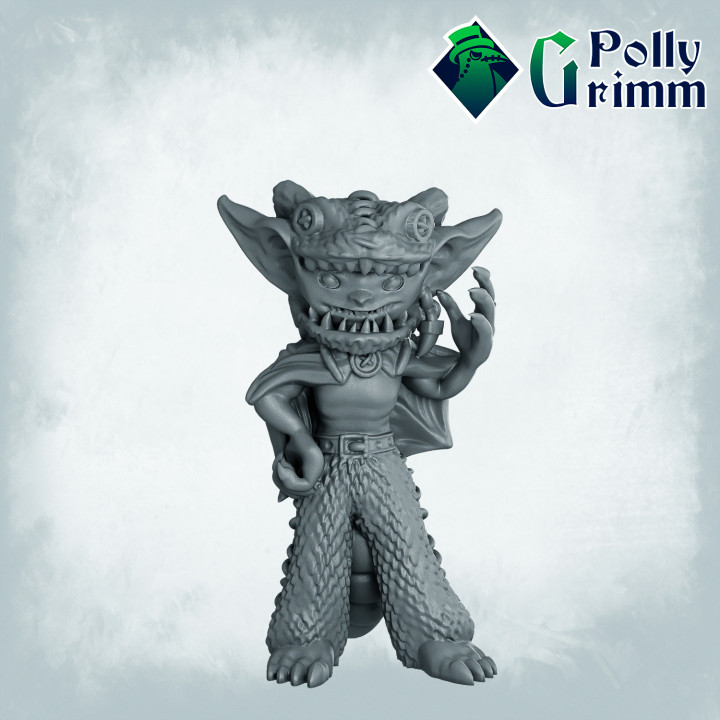 Fantasy miniatures for tabletop games. Goblin dragonborn