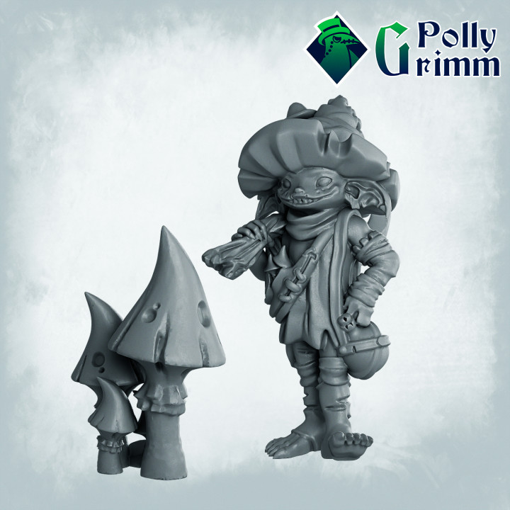 Fantasy miniatures for tabletop games. Goblin Circle of Spores Druid