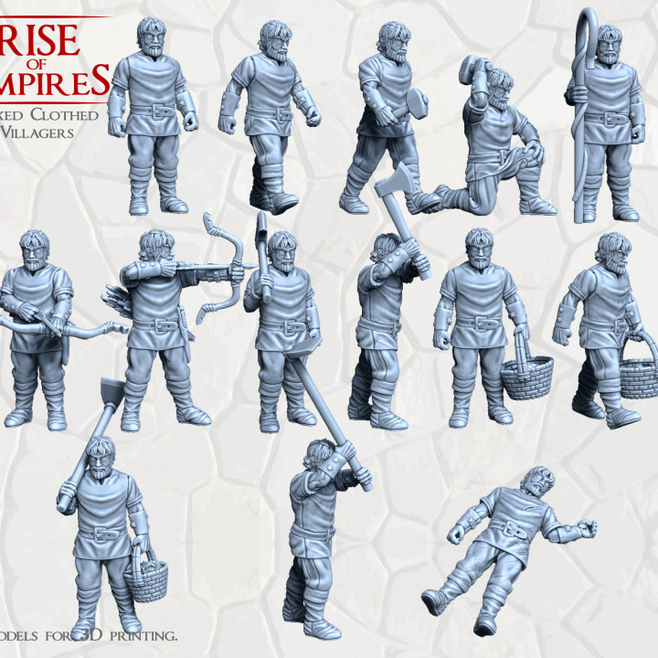 Rise of Empires: Clothed Male Villagers (MIX)