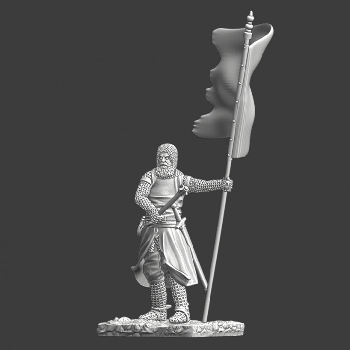 Medieval Banner Knight - Wargaming command image