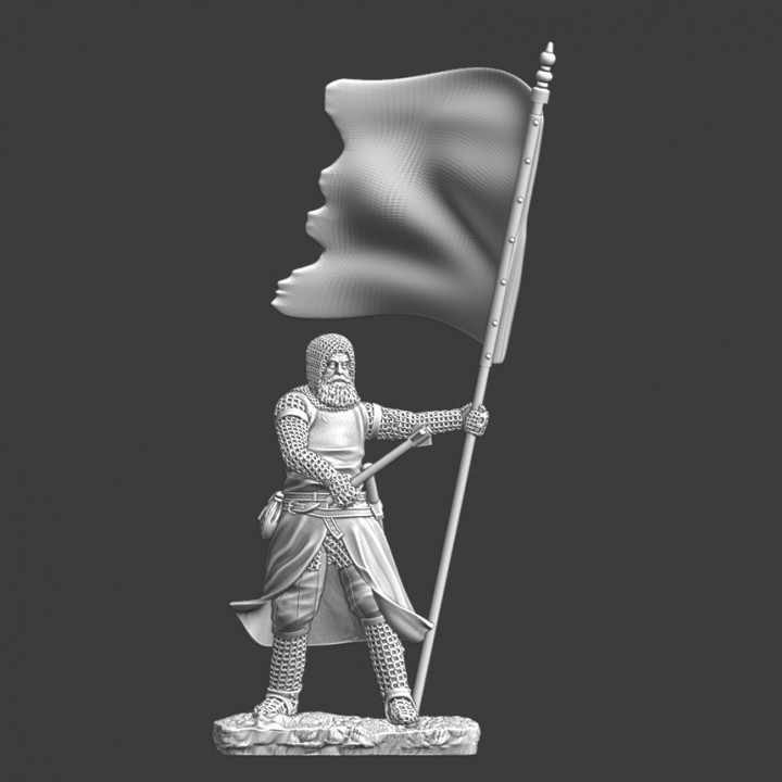 Medieval Banner Knight - Wargaming command image