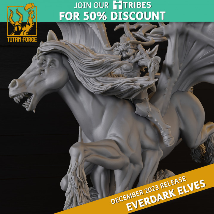 Everdark Elves Dark Pegasus image