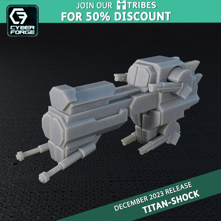 Cyber Forge Titan Shock Hyperfront Outcast Trailblazer image