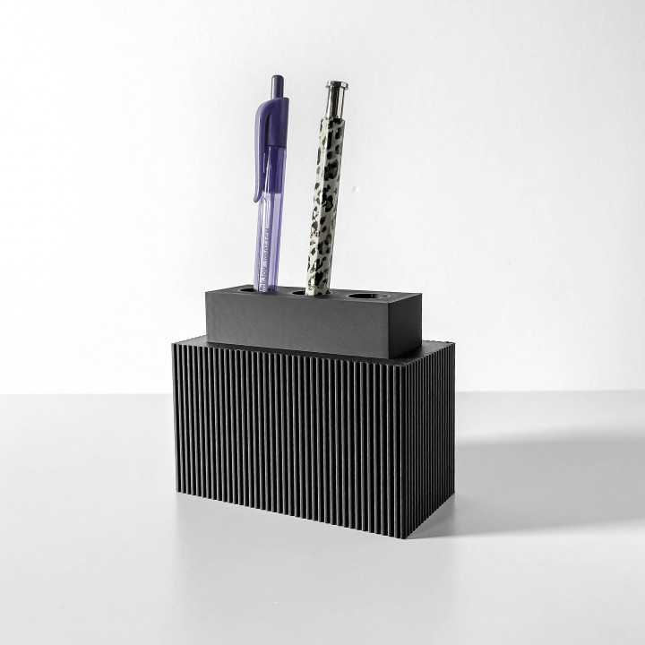 The Osin Pen Holder | Desk Organizer and Pencil Cup Holder | Modern Office and Home Decor image